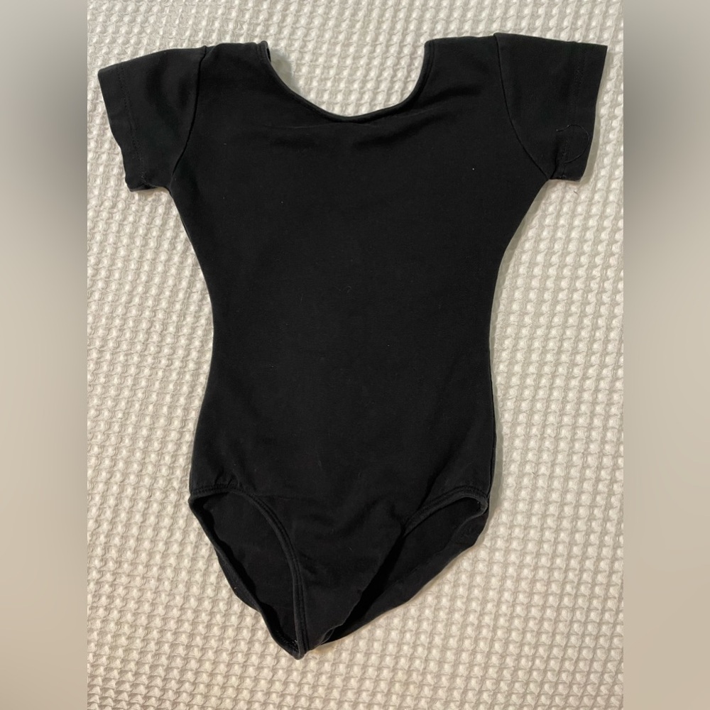 Black Kids One Piece Leotard